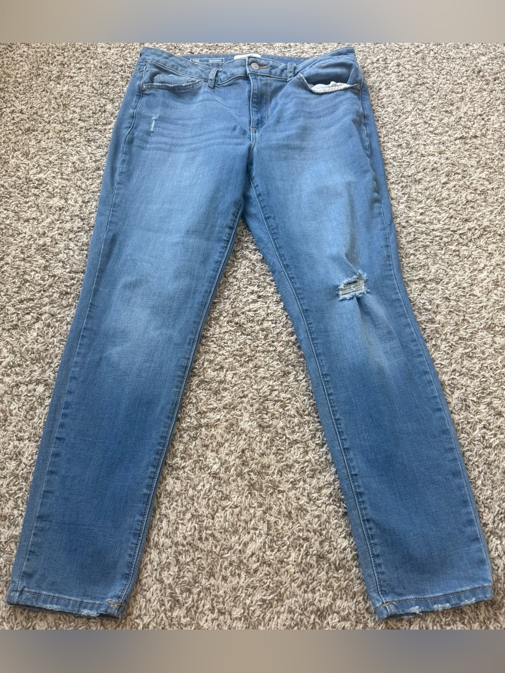 Women's Sonoma Skinny Jeans Size 14 14R Medium Wash